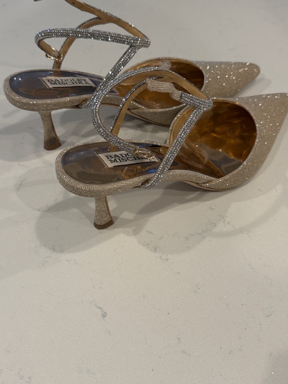 Used Badgley Mischka heels women’s size 8 - Picture 3 of 5